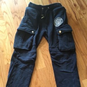 Balmain boys jogging pants size 8 navy blue
